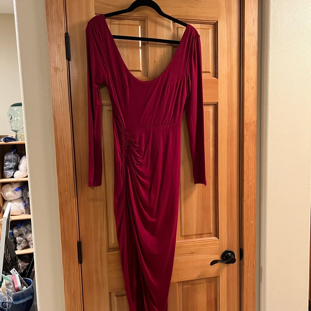 Shareen Collections ruched dress